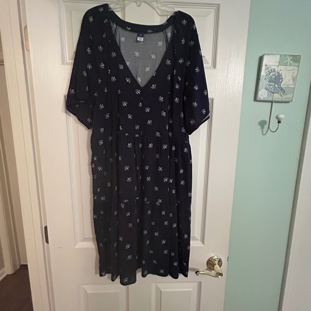 Navy print Old Navy dress